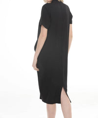 Joseph Ribkoff - Woven Twill Draped Cocoon Dress