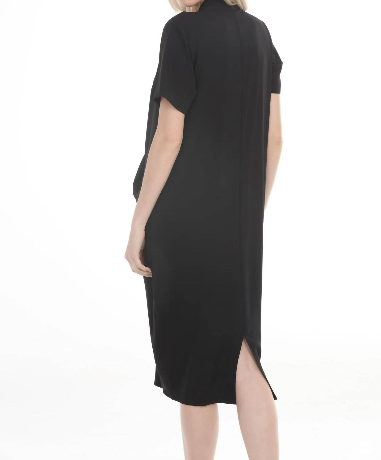 Joseph Ribkoff - Woven Twill Draped Cocoon Dress