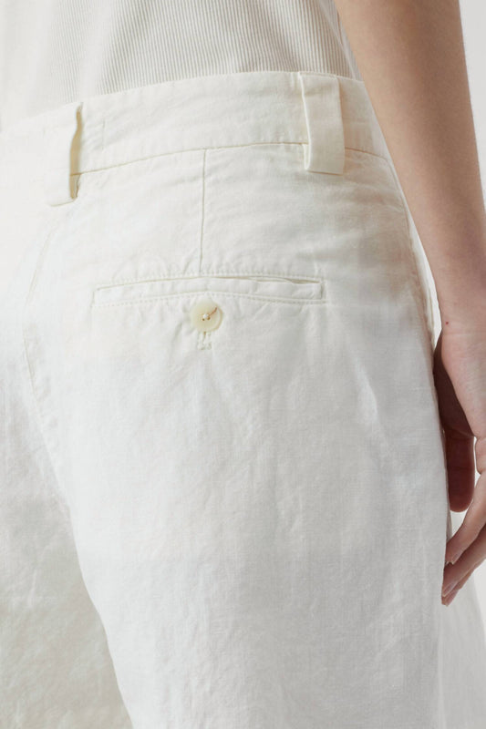 Closed - Mid Waist Linen Cotton Blend Shorts