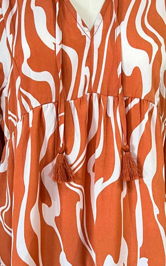 Day + Moon - Women's V Neck Mini Dress