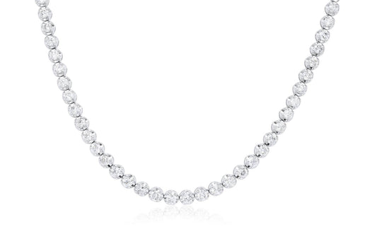 Diana M Jewels - 5.20 Cts Diamond Tennis Necklace