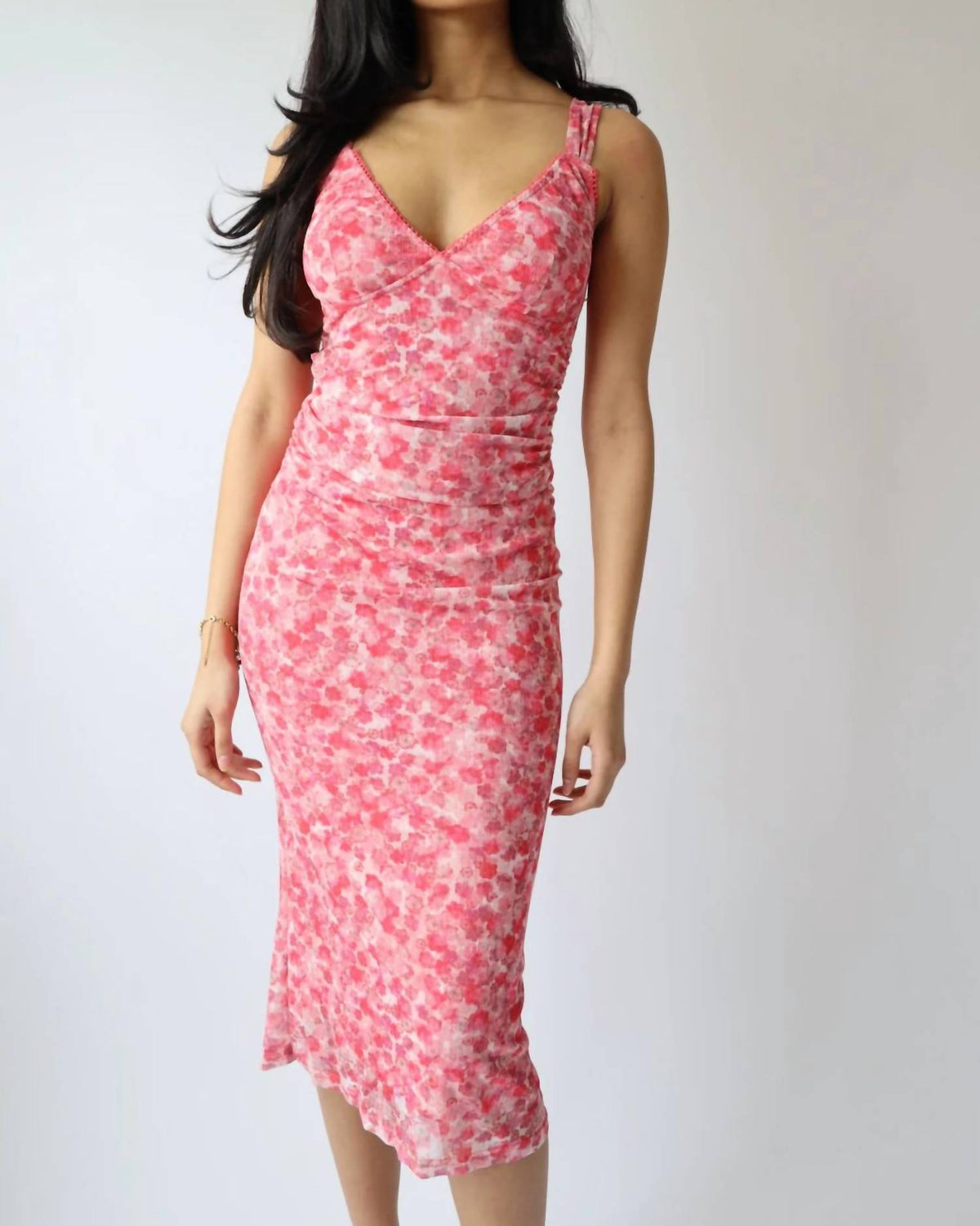 Bailey Rose - Hour Mesh Midi Dress