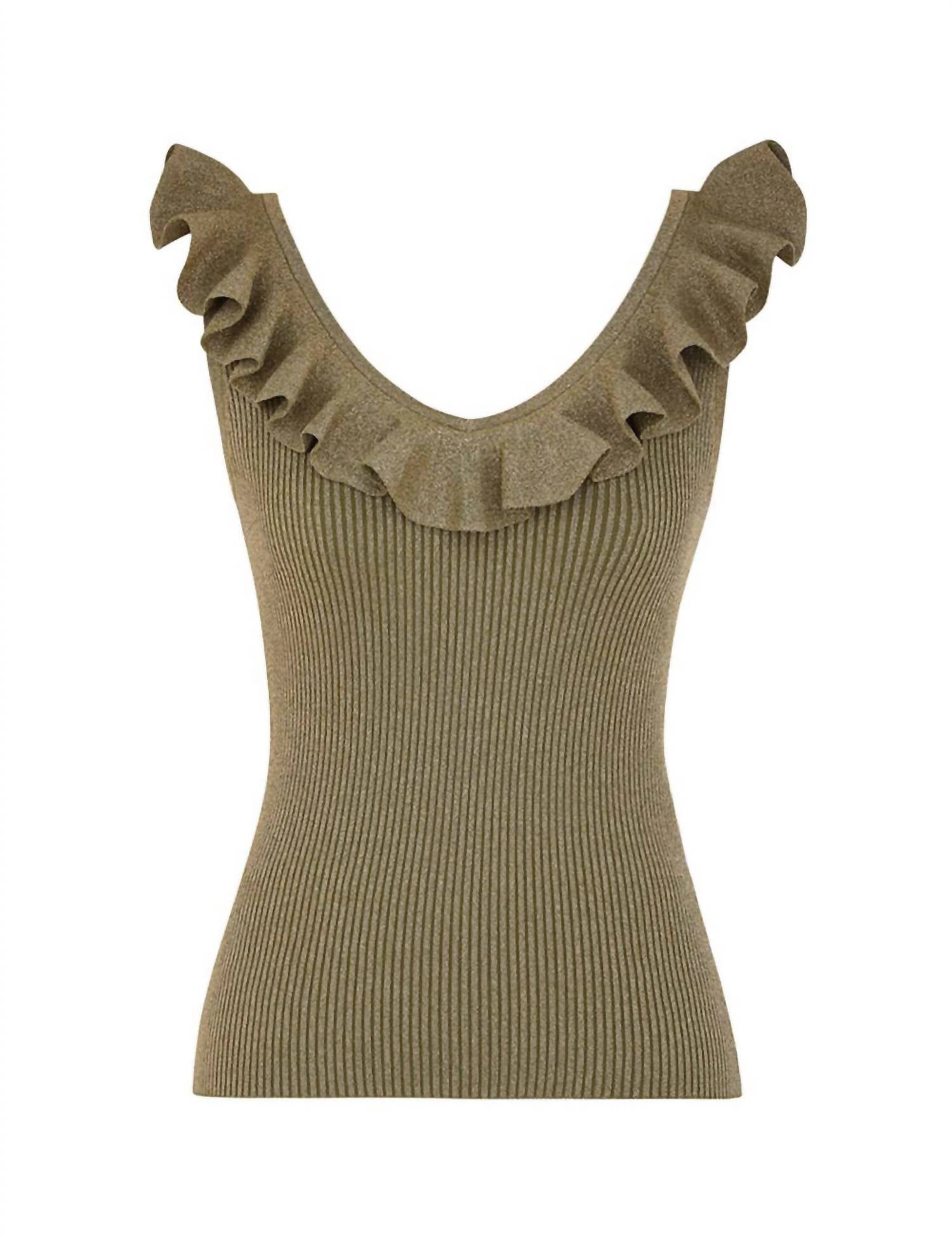 Zimmermann - Wylie Frill V-neck Top