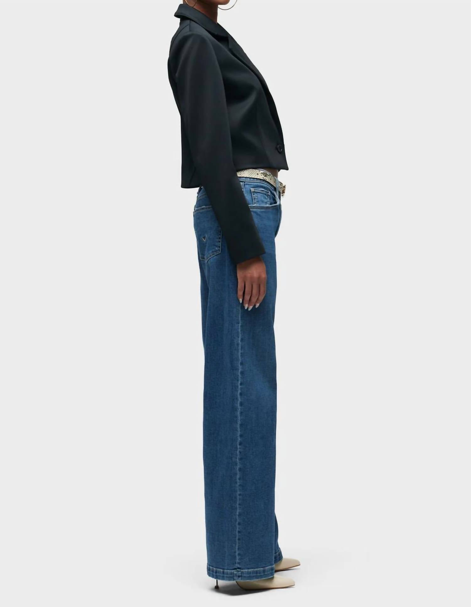 Hudson - Jodie Loose Fit Wide Leg Jeans