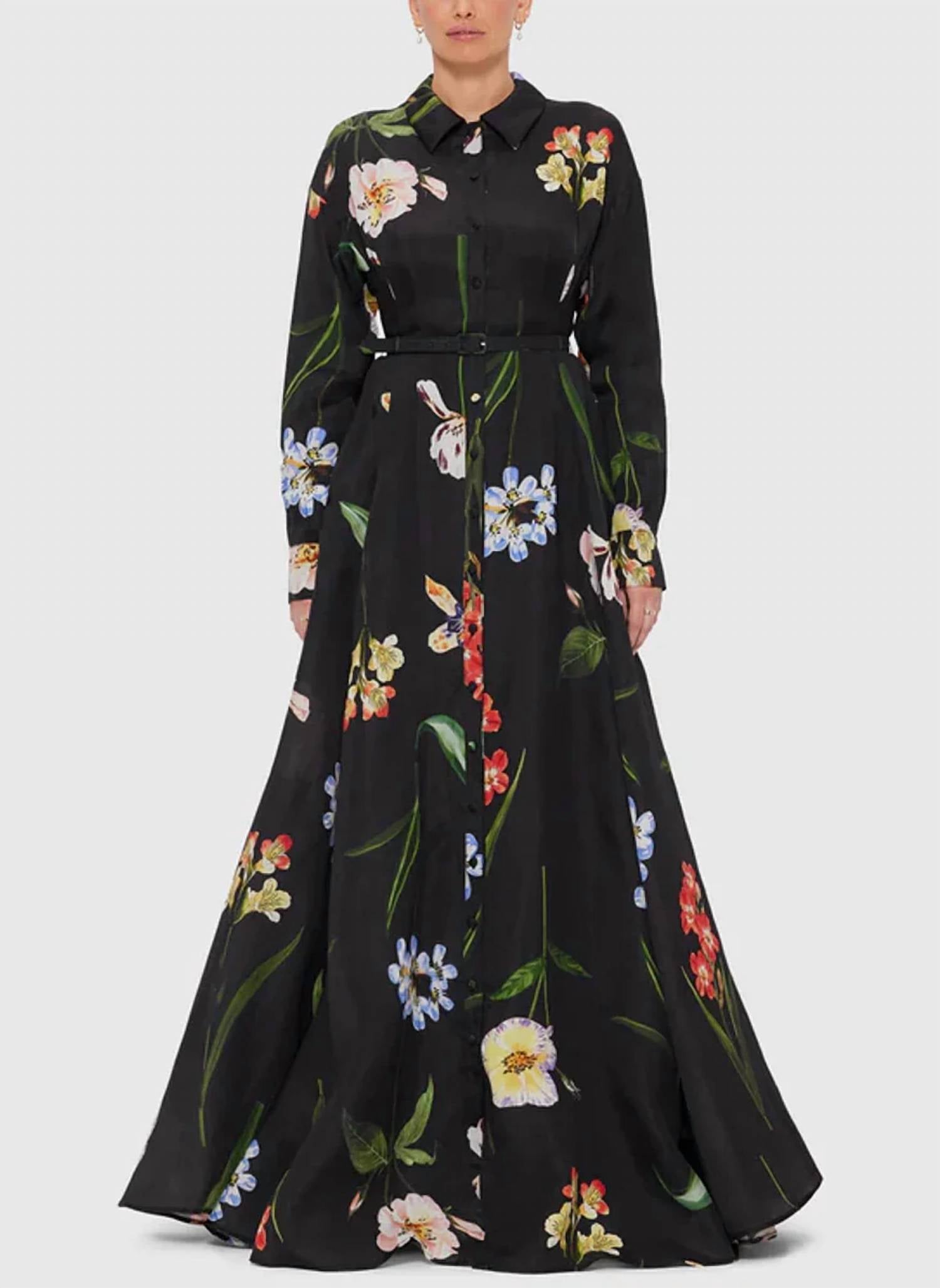 Leo Lin - Josephine Silk Gown