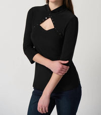 Joseph Ribkoff - Silky Knit Embellished Top