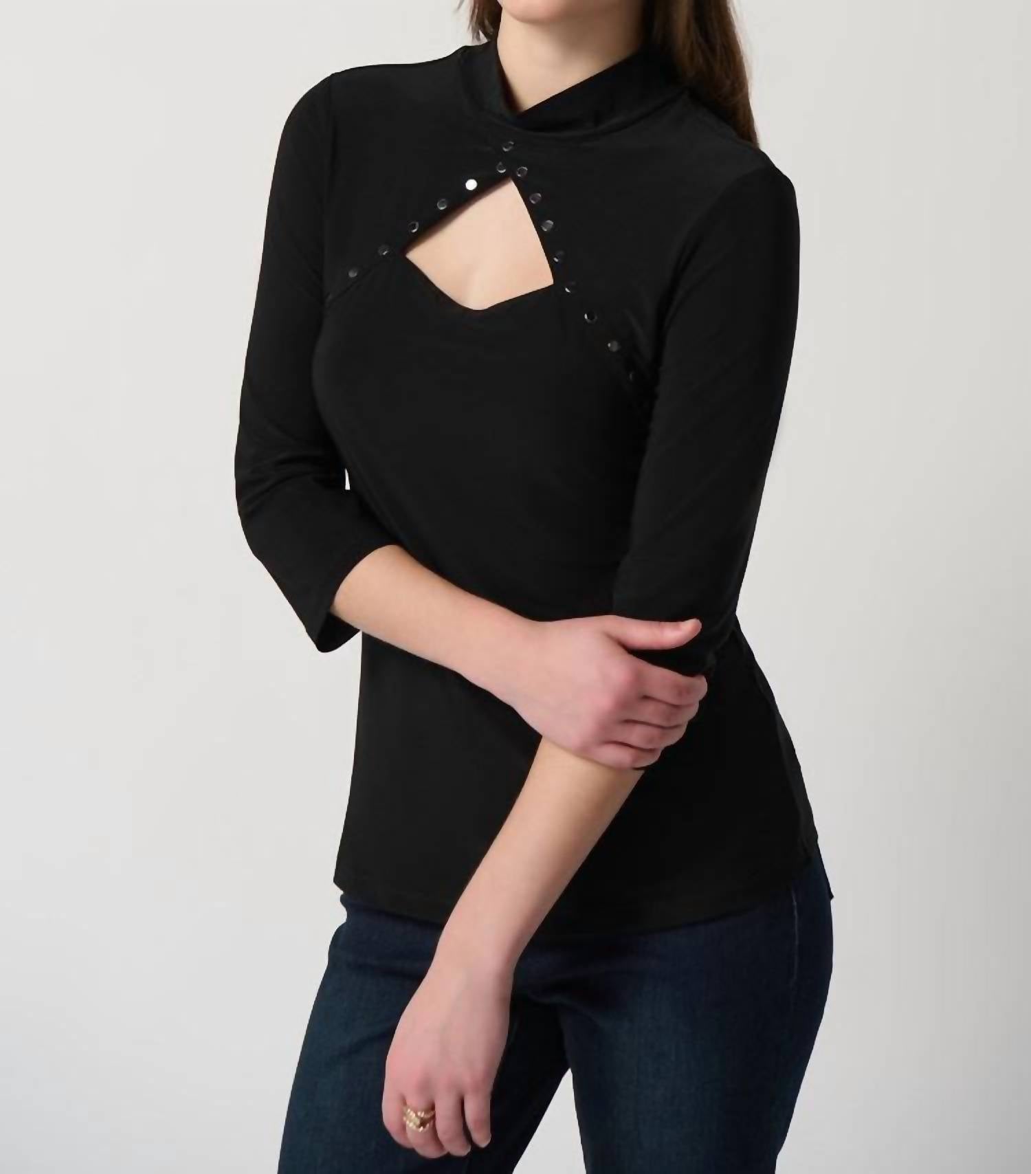 Joseph Ribkoff - Silky Knit Embellished Top