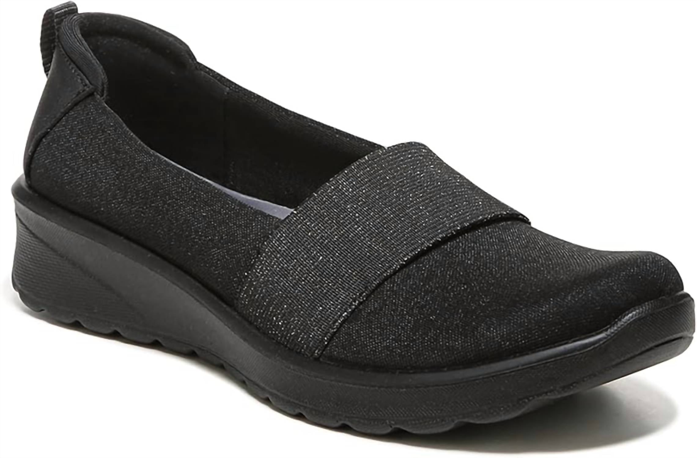 Bzees Women's Gracie Shoes in black black - women's sneaker - detail view