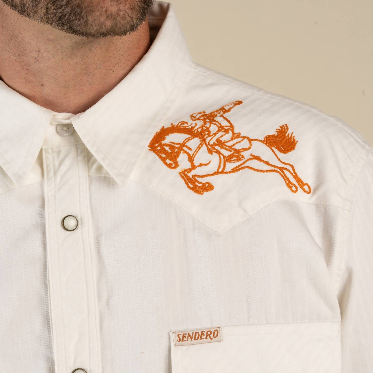 Sendero Provisions Co. - Wyatt Pearl Snap Long Sleeve Embroidered Shirt