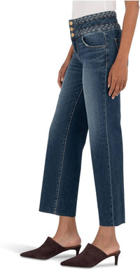 Kut From The Kloth - Charlotte High Rise Wide Waistband With Braid Jean