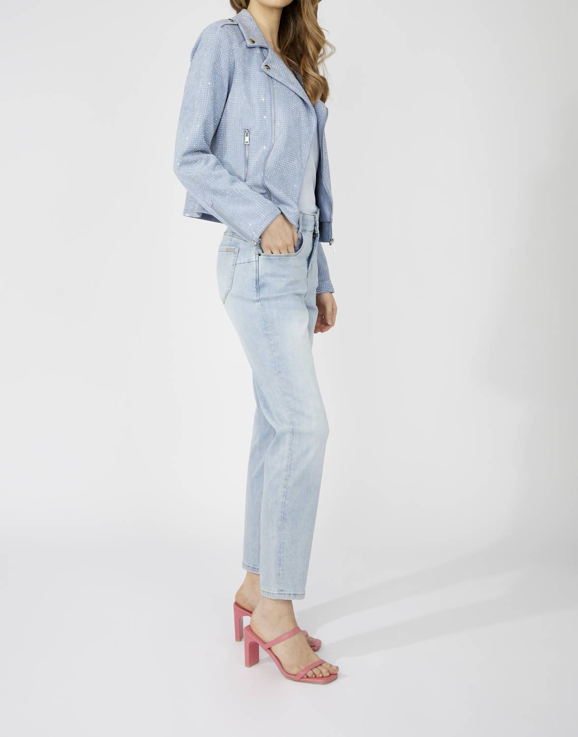 Frank Lyman - Slim Ankle Length Jeans