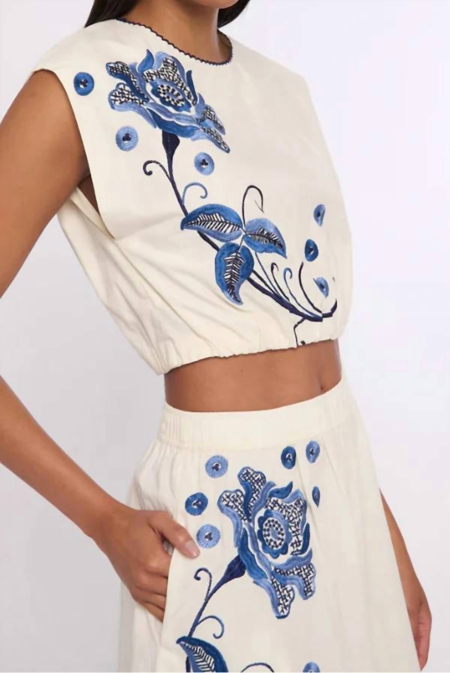 Love The Label - Cambrie Crop Top