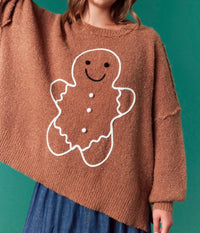 Fantastic Fawn - Gingerbread Man Sweater