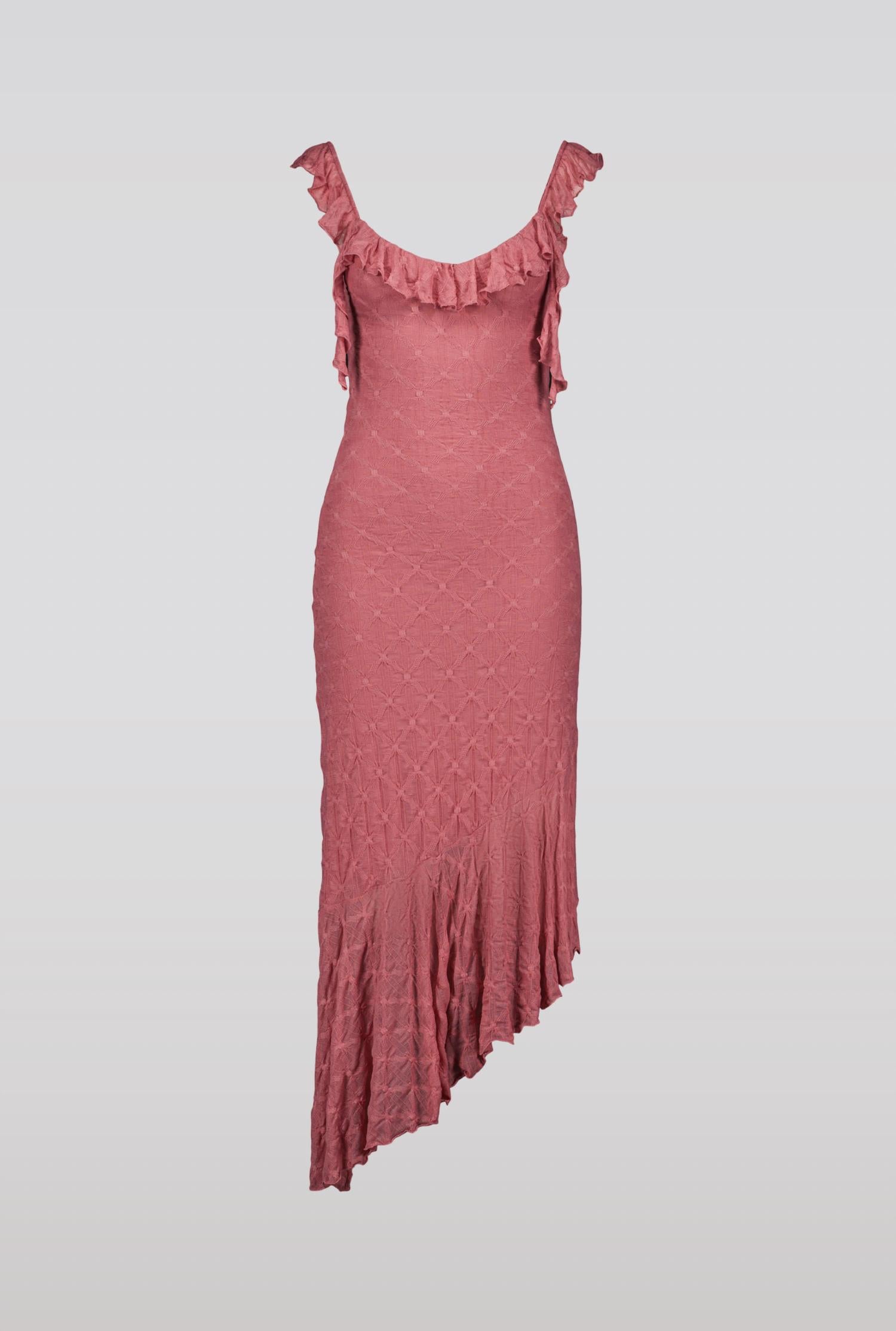 Saemdi - Women's Crinkled Jersey Dress