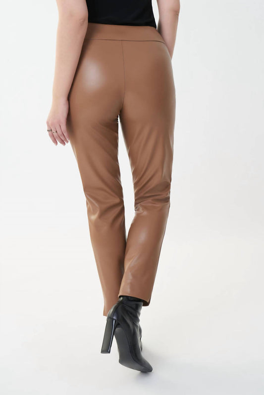 Joseph Ribkoff - Slim Fit Leather Pants
