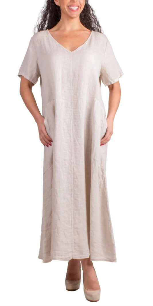 Gigi Moda - Vedette Linen Maxi Dress