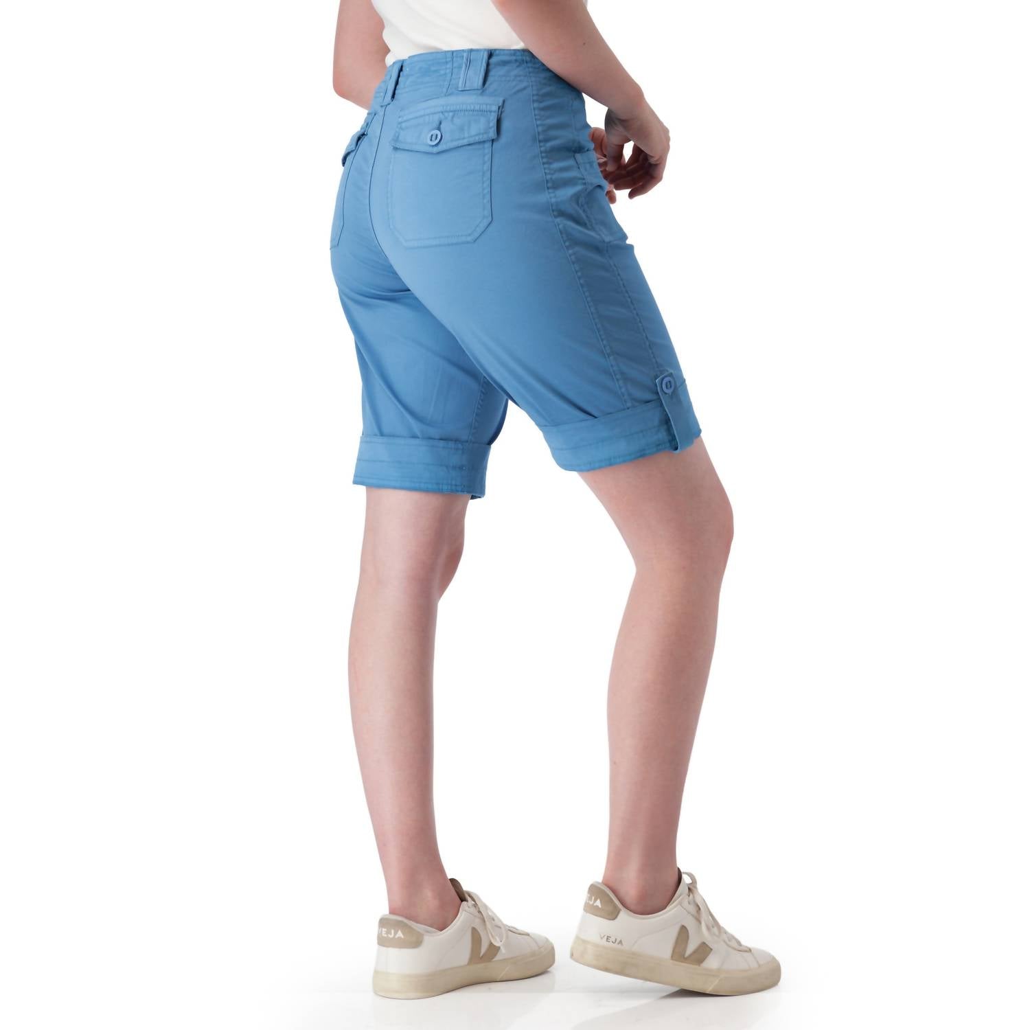 Aventura Arden Shorts in cendre blue - women's shorts - alternate view
