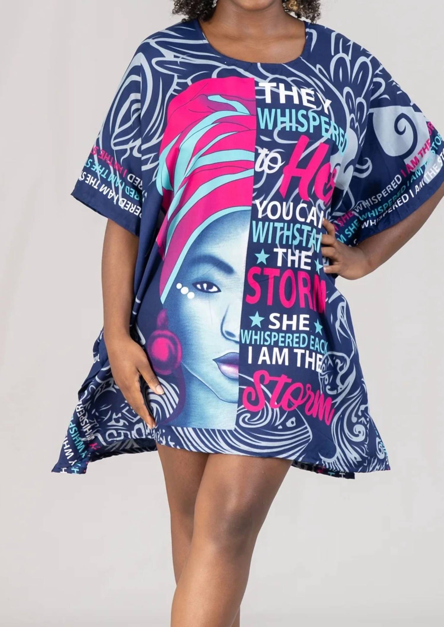 N.1 La - African Caftan Tunic Top