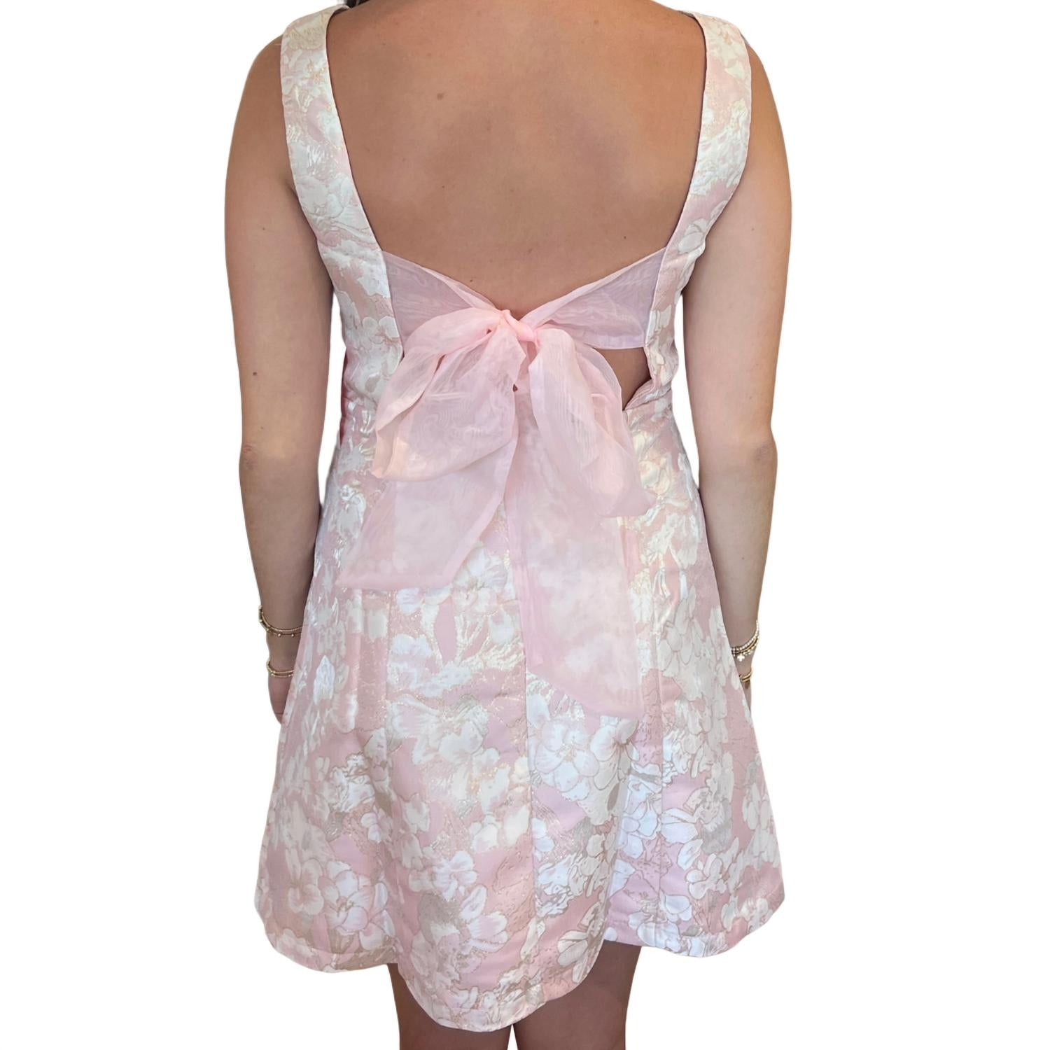 B.Right - Back Bow Mini Dress