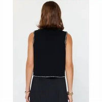 Current Air - Crystal Beaded Knit Vest