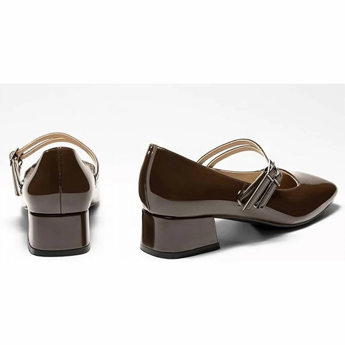 Gotsoft - Women's Mary Jane Low Heel Closed Toe Shoes