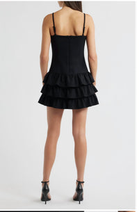 French Connection - tiered ruffle dress