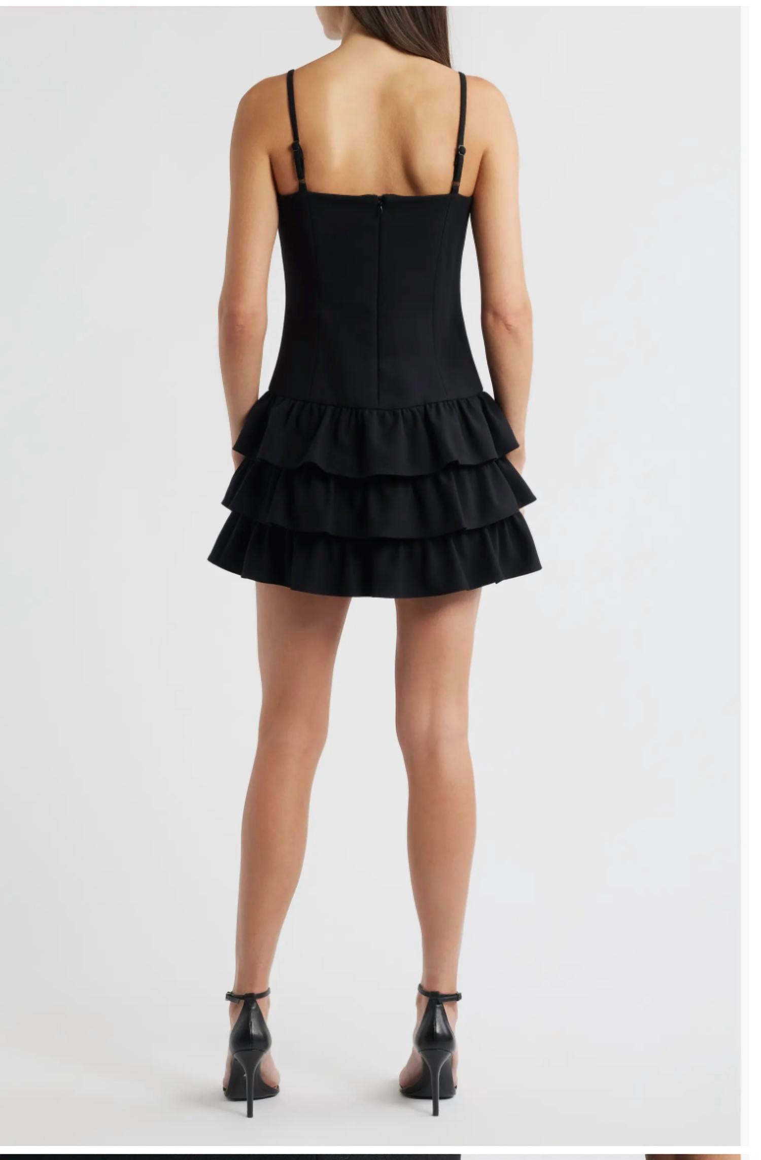 French Connection - tiered ruffle dress