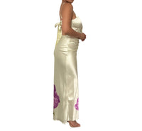 Lucy In The Sky - Mia Satin Floral Maxi Dress