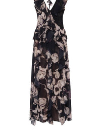 Misa Los Angeles - Claudita V-neck Maxi Dress