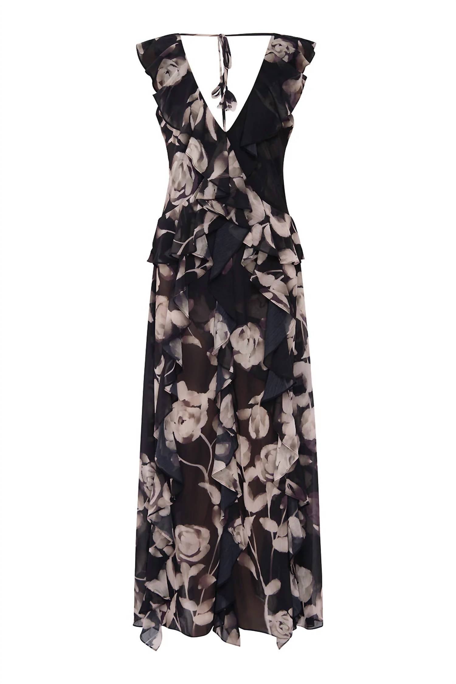 Misa Los Angeles - Claudita V-neck Maxi Dress
