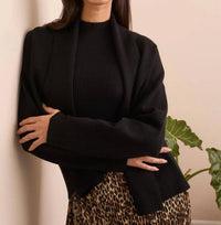 Tribal - Double Knit Shawl Collar Coatigan