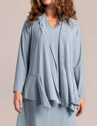 Sympli - Splice Roll Neck Cardigan