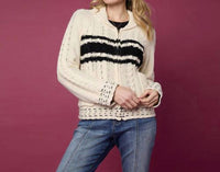 Coco + Carmen - Romilly Collared Zip Front Cardigan