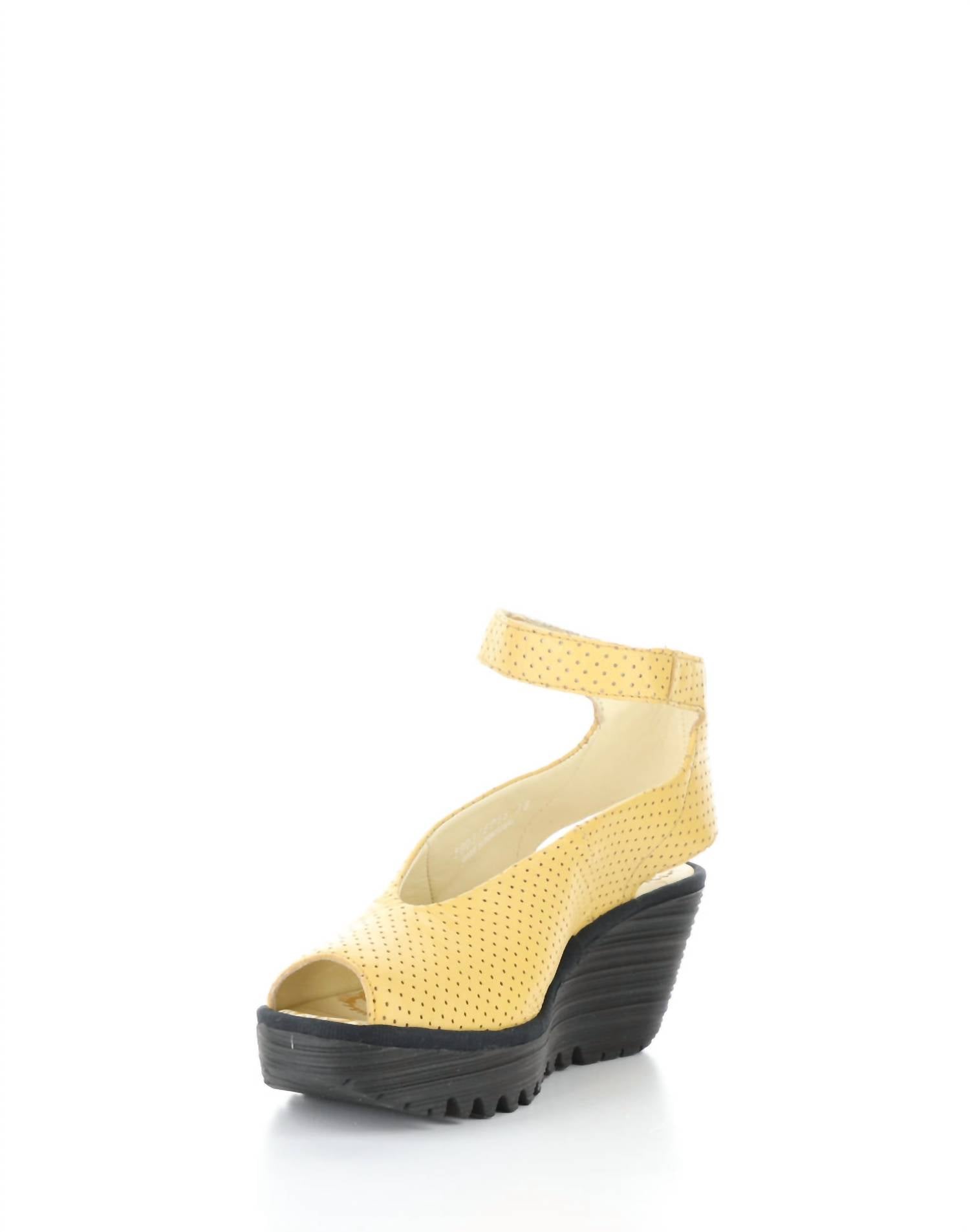 Fly London - Women's Yala376fly Perf Wedge Sandal