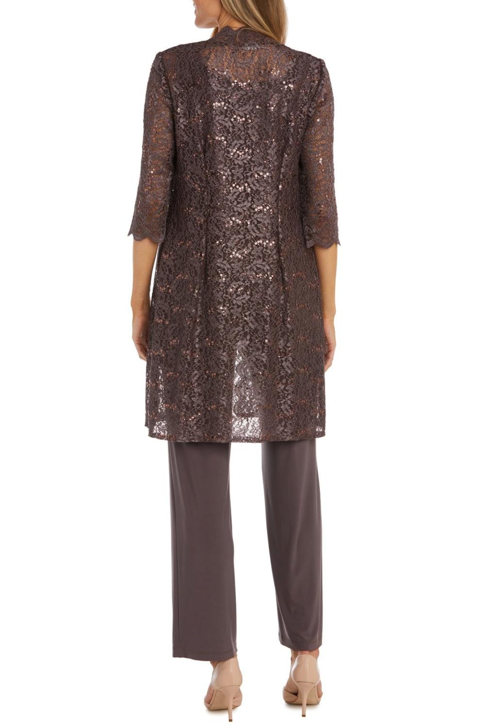 R&M Richards - Lace 3/4 Sleeve 3-piece Pants Set