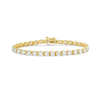Diana M Jewels - Women's Round Lab-Grown Diamond Jewelry Bracelet (17.00 Ct) - Signature