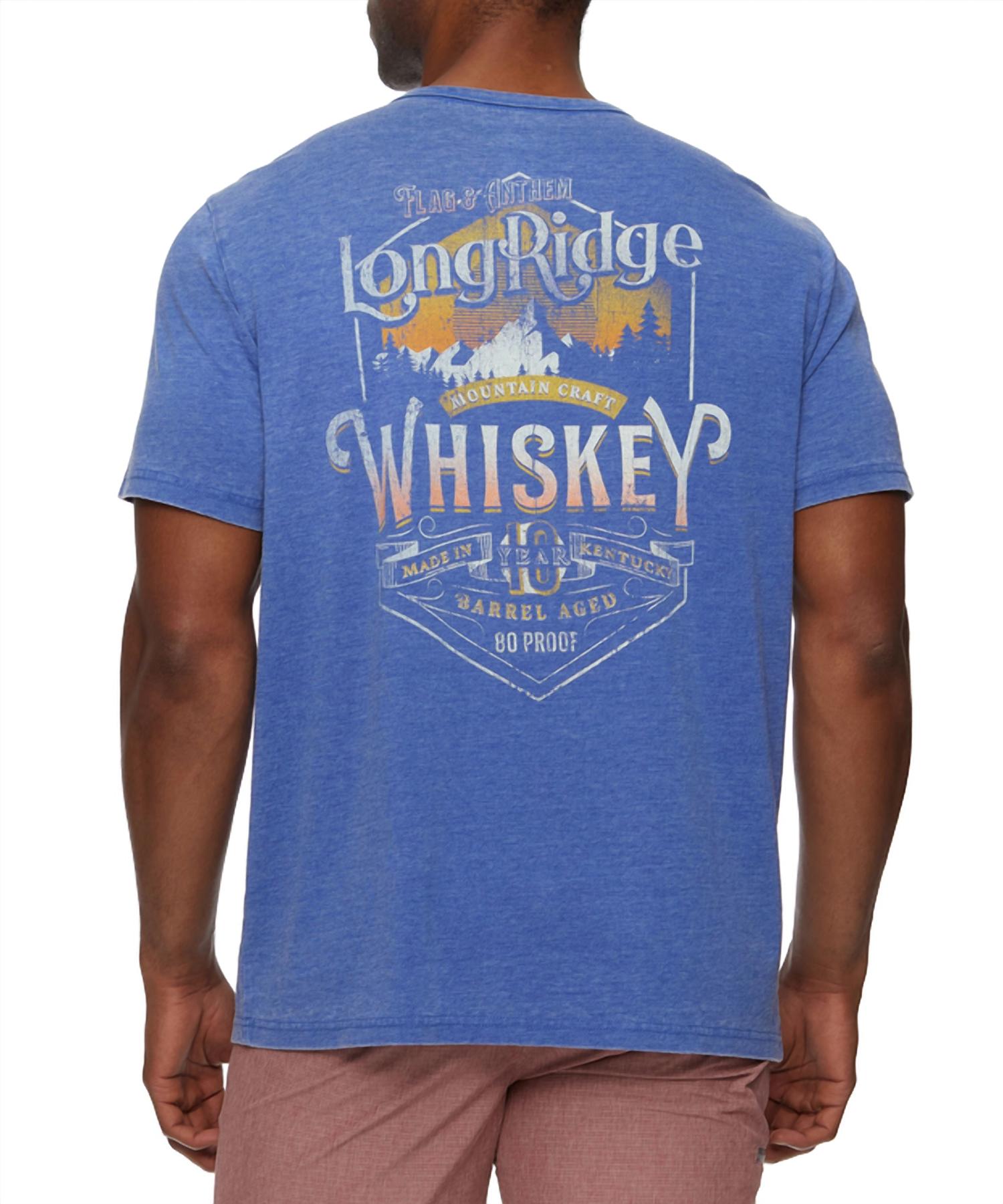 Flags & Anthem - Men's Long Ridge Whiskey Short Sleeve Tee
