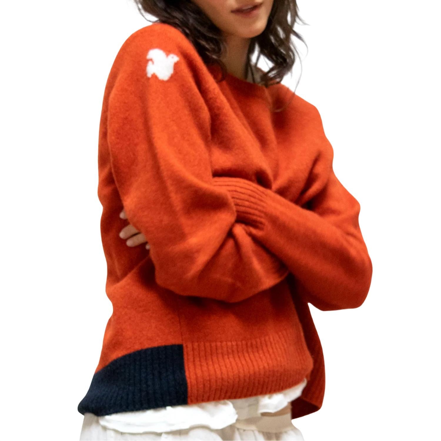 Freecity - Backstrike Dove Cashmere Superluxe Crew Sweater