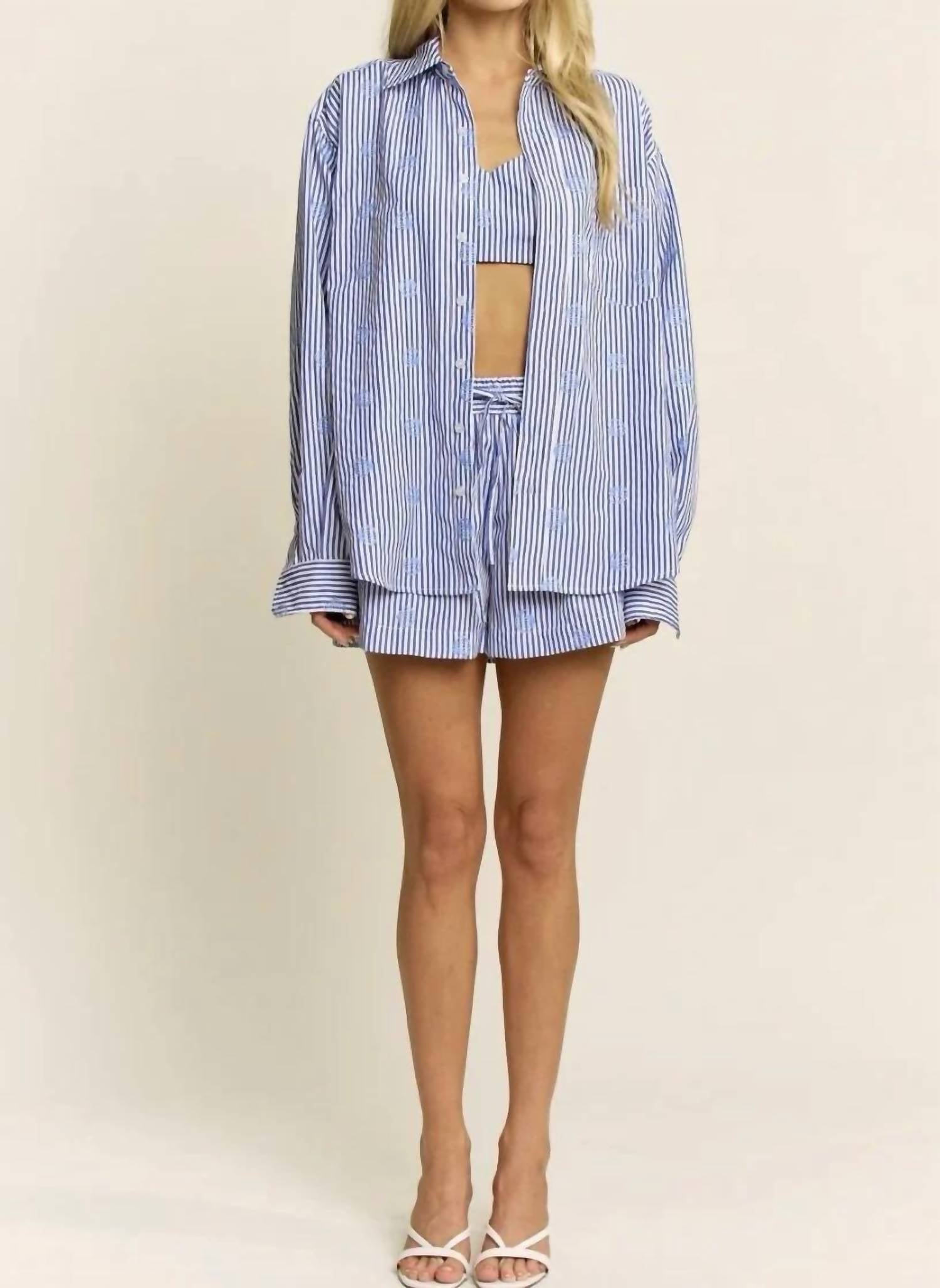 Elevator Disco - Angie Stripe Shirt