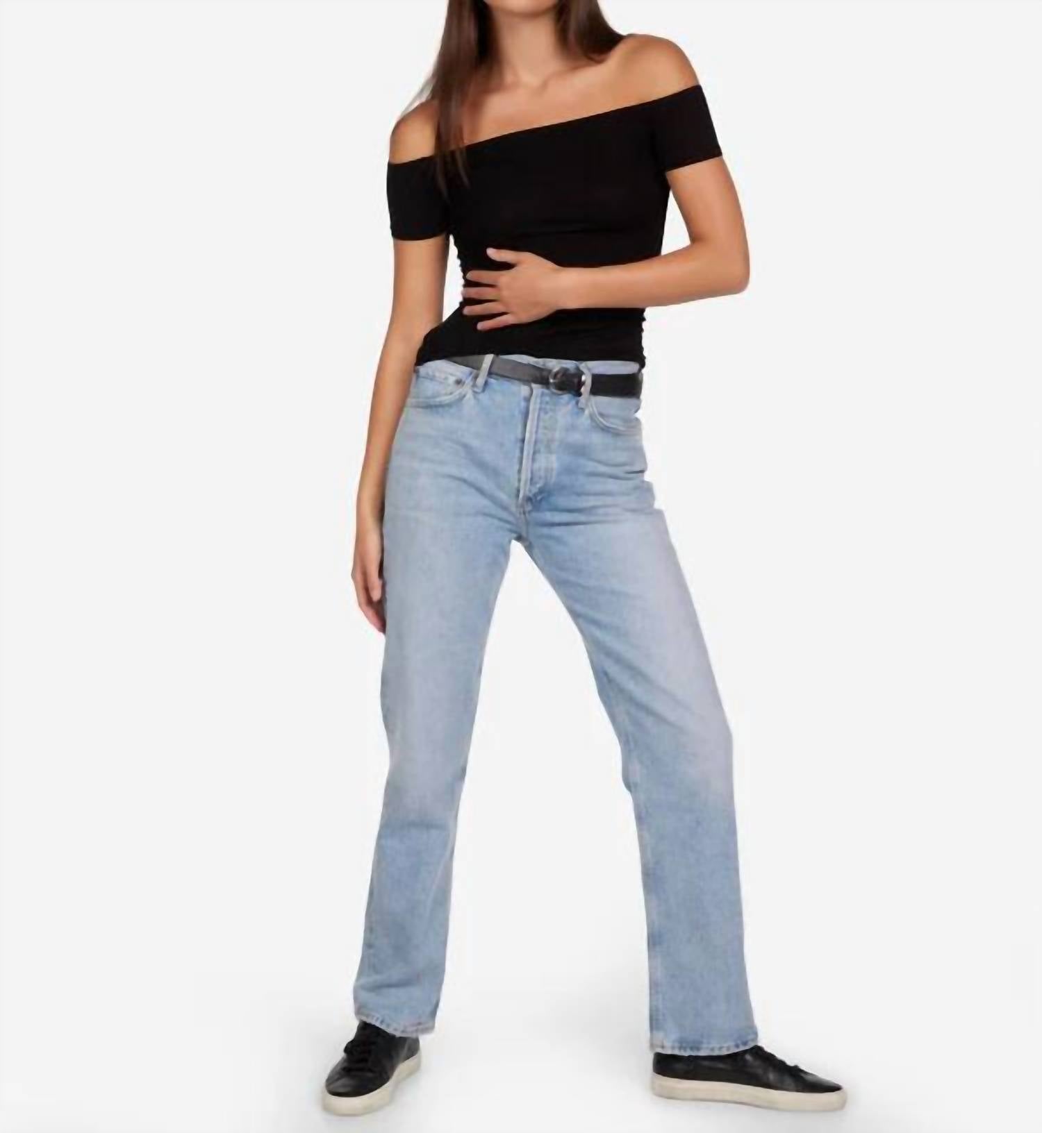 Michael Lauren - Parket Off-the-shoulder Top