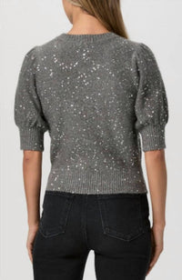 Paige - Gladiolus Sequin-embellished Sweater