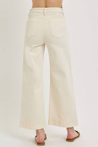 Risen - Heidi High Rise Crop Wide Leg Pants