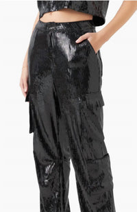 Endless Rose - Sequins Cargo Pants
