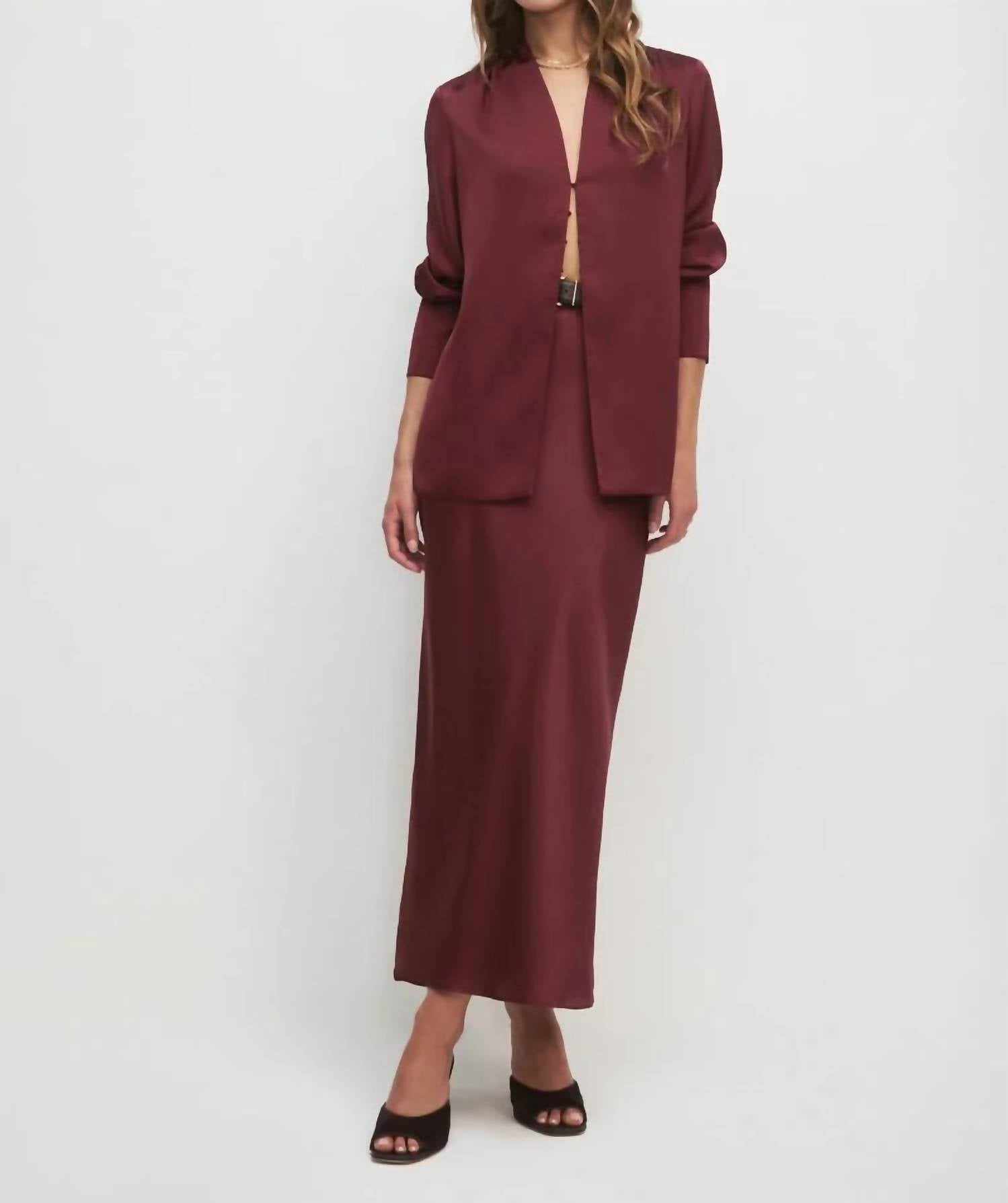 Favorite Daughter - Pull On Midi Skirt