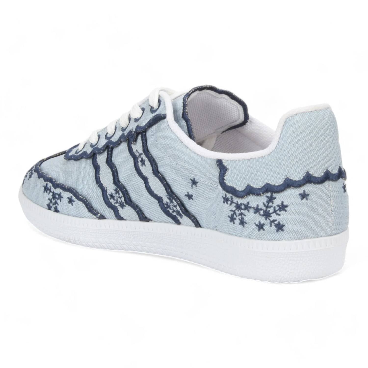 Love Rio - Women's Elise Vintage Round Toe Sneakers
