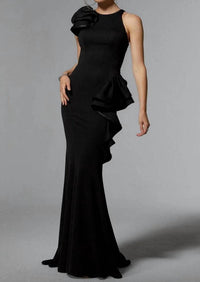 Mgny - Flounce Detail Evening Dress