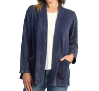 Jess & Jane - Kimono Patch Pockets Jacket