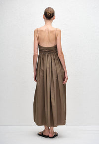 Matteau - Gathered Bodice Midi Dress