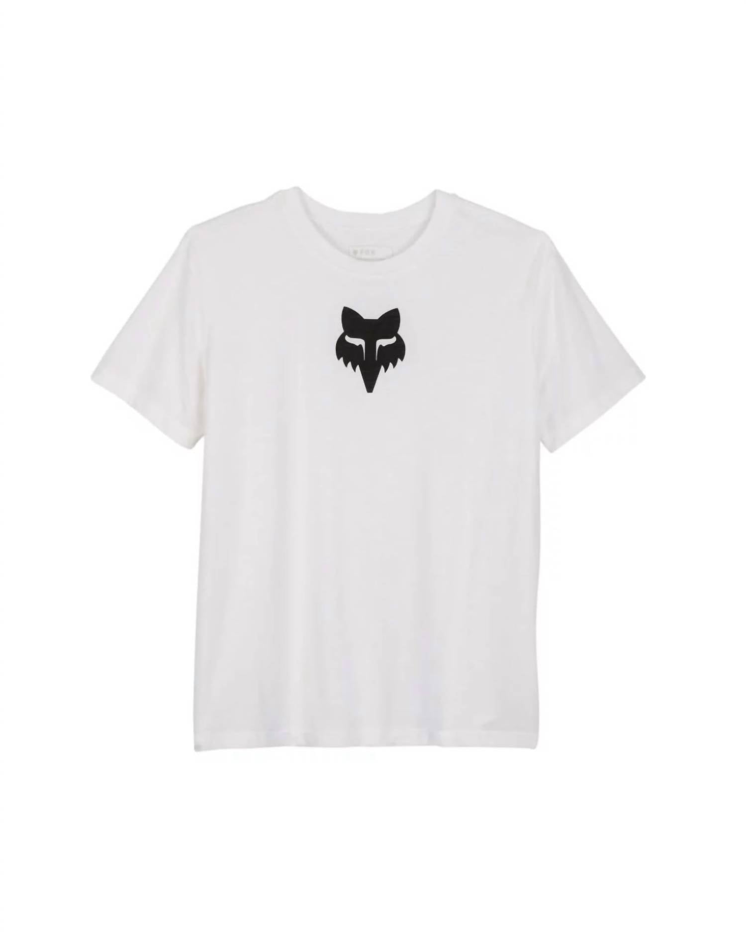Fox Racing Women's Fox Head Basic Tee in white - women's t-shirt