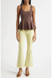 Veronica Beard - Charlie Peplum Tank Top